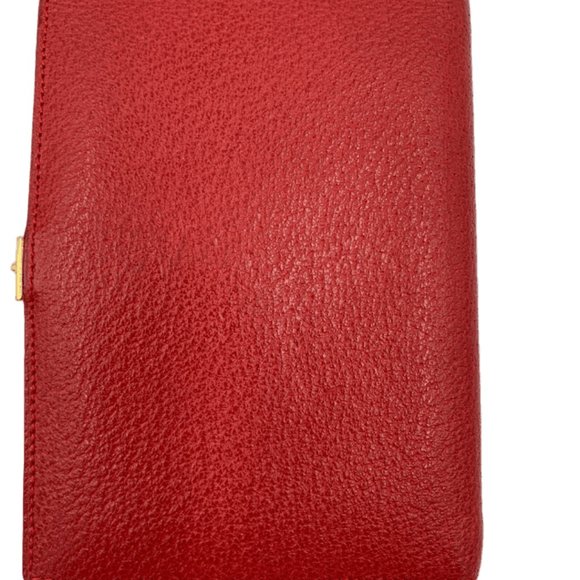 Authentic Gucci Red 6-ring Agenda Planner - Picture 3 of 15